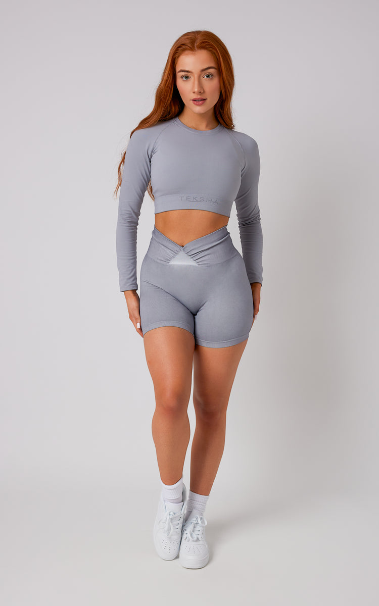 Scrunch Long Sleeve Top – Teksha